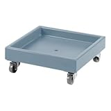 Cambro 22 W x 22 D x 8 H Camdolly for Dish Racks, Slate Blue 947457