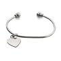 Sterling Silver Bracelet with Heart Charm