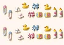 Baby Deluxe Assortment(32804) Edible Hard Sugar Decorations, 24 pcs