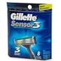 Gillette, Sensor 3 Triple-Blade Catridges - 8 ea