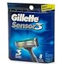 Gillette, Sensor 3 Triple-Blade Catridges - 8 ea