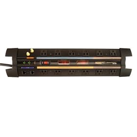 Monster MP PRO 2000 with Clean Power Stage 2, Dual Mode Plus Protection, and 12 Color-Coded Outlets Pro 2000 Floor Standing Power Center