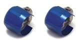 Spectre 3356B Blue Pro-Hex Hose End Clamp Cover - Set of 2