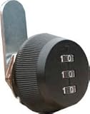 Combinated Cam Lock 1-1/8 Cylinder - Black