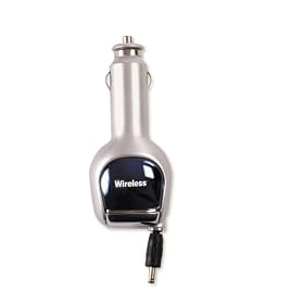 Just Wireless Retractable Mobile Charger for Motorola RAZR Blend, Buzz, Deluxe, IZAR, KRZR, maxx Ve, PEBL, Q (Silver)
