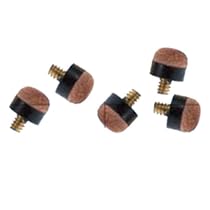 Screw on snooker / pool cue tip - 10mm (10 pack)