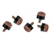 Screw on snooker / pool cue tip - 10mm (10 pack)