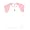 Antigua University of Florida Girl's Pink Mini Star Short Sleeve Tee (Small)