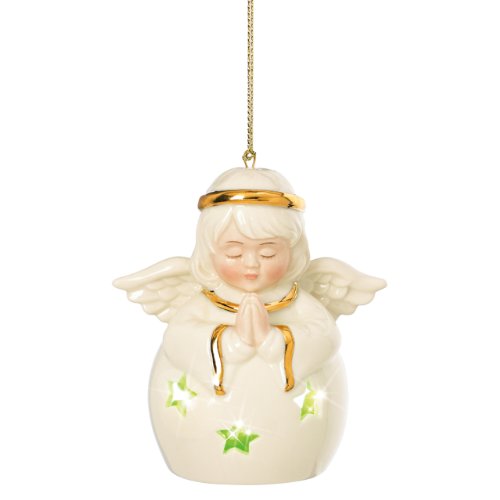 Lenox Pierced Lit Angel Ornament Lenox Pierced Lit Angel Ornament