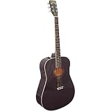 WASHBURN GL120 Black Full Size Dreadnought Acoustic Guitar