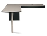 Conference Table and Bridge in Sand Granite and Charcoal - In Space New Gen ....