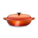 Le Creuset Enameled Cast-Iron 5-Quart Buffet Casserole, Flame