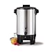 Focus Foodservice 58230R Regalware Commercial Aluminum Coffeemaker with Non-Drip Spigot, 30-Cup