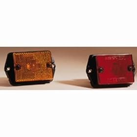 Wesbar 003338 Lens, Side Marker, Amber For Standard Clearance / Marker Lamps with Reflector