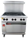 Review Vulcan  / Commercial Range, Endurance, 6 Burners, 1 Oven, 36 Inch, Gas Range