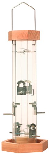 North States Industries 9038 Crystal Tower Combination SeedBirdfeeder