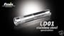 Fenix Special Edition mini LD01 Stainless Steel CREE Q5 80 Lumens LED Flashlight - using one AAA battery