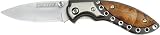 Professional Bull Riders 3.5-Inch Rosewood Folder Pocket Knife