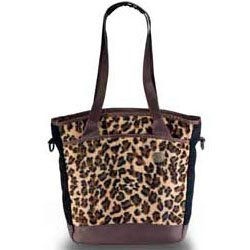 Sling Tote Diaper Bag   Leopard