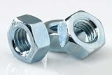 Zinc Plated Steel Metric Hex Nut DIN 934 M4, 0.7 Pitch