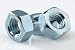 Sporting Goods : Zinc Plated Steel Metric Hex Nut DIN 934 M4, 0.7 Pitch