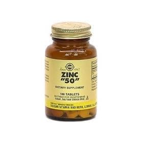 Solgar, Zinc, 50 mg, 100 Tablets