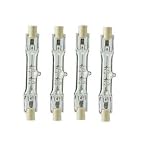 4 x 150w 78mm Tungsten Linear R7s Halogen floodlight J78 security light bulb Long Life brand