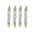 4 x 150w 78mm Tungsten Linear R7s Halogen floodlight J78 security light bulb Long Life brand