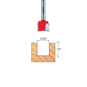 Freud 16-109 Mortising Router Bit 15/32" Diameter 1/2" Shank With TiCo Hi-Density Carbide