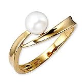 14k Gold Cultured Pearl Ring
