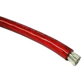 Stinger Pro Series 4 Gauge Translucent Red Power Wire