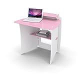 Legare 34-Inch Kids' Desk, Pink and White