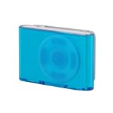 EFORCITY Premium Clip-On Crystal Case w/ Button Cover for Apple 2nd Generation Shuffle, Clear Blue