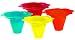 Paragon 8-Ounce Sno-Cone Flower Drip Tray Cups, Multicolor, 100-Cup Case