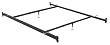 Eastern King/Queen Hook On Bed Rails By Fashion Bed Group