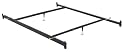 Eastern King/Queen Hook On Bed Rails By Fashion Bed Group