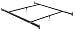 Eastern King/Queen Hook On Bed Rails By Fashion Bed Group