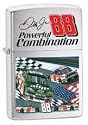 Zippo Lighter Dale Jr Powerful Combination, Brushed Chrome