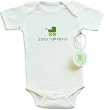 OBLI Organics 100% Organic Eco Friendly, Fun Cotton Baby Onesies (9-12 months, Hybrid Stroller)
