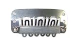 Hair Art Large Korean Comb Clip Silver1.5