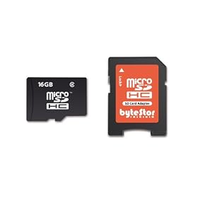 Bytestor 16GB Micro SDHC Class 4 Memory Card