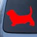 BASSET HOUND - Dog - Vinyl Car Decal Sticker #1489 | Vinyl Color: Red