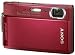 Sony Cybershot DSCT300/R 10.1MP Digital Camera with 5x Optical Zoom with Super Steady Shot (Red)