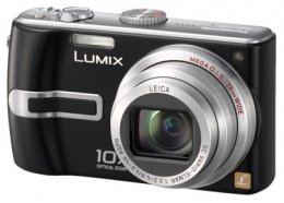 Panasonic Lumix DMC-TZ3 Digital Camera - Black (7.2MP, 10x Optical Zoom) Antishake, 3.0" LCD
