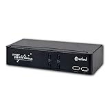 Connectland USB Interface 2x Ports KVM Switch with DVI & Audio