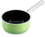 Silit 4216171701 Einzel-Kochtopf Stielkasserolle ohne Deckel 16cm lemon green
