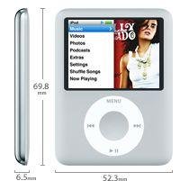 Apple iPOD Nano 4GB (3rd Generation) Silver