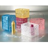 Blumz Flower Plastic Storage Basket - Lemon by InterDesign, Inc
