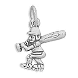 Baseball Player Charm