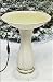 API 670  20 Inch Heated Birdbath On Pedestal